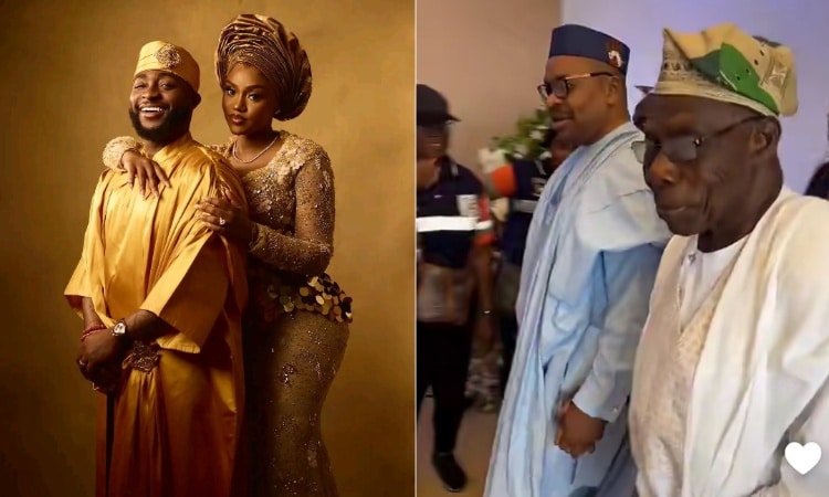 #CHIVIDO2024: Obasanjo Arrives Davido, Chioma’s Wedding Venue