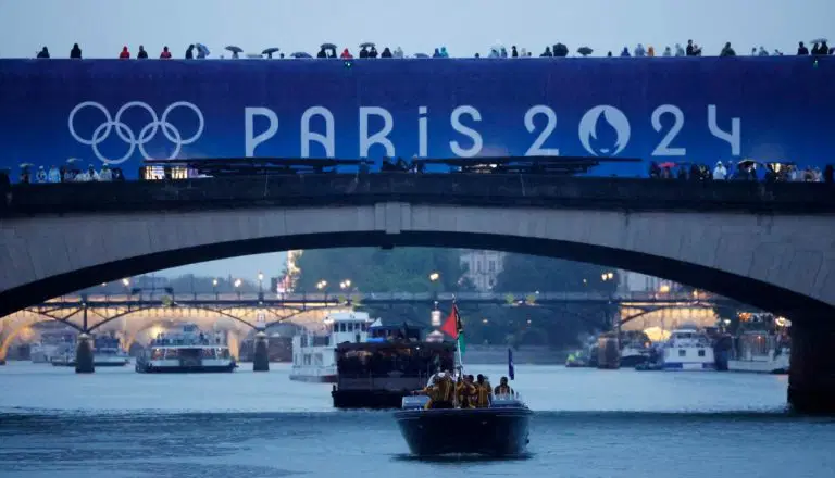 Climate protest in Paris foiled on first day of Olympics