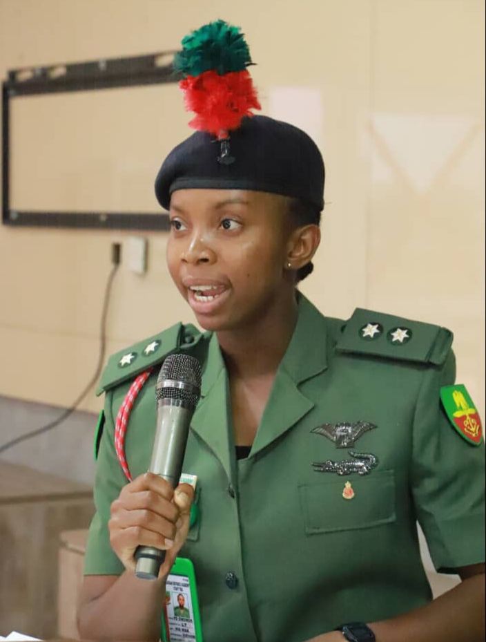 Security: ICYMI: Nigerian Army promotes first female officer trained in UK military academy to Lieutenant