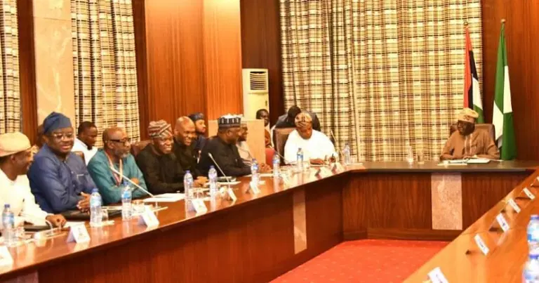 Breaking: Tinubu meets Dangote, Rabiu, Elumelu, other members of private sector