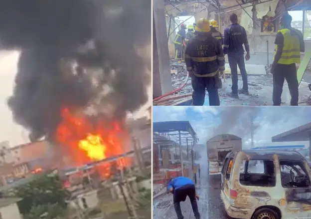 Lagos filling station fire