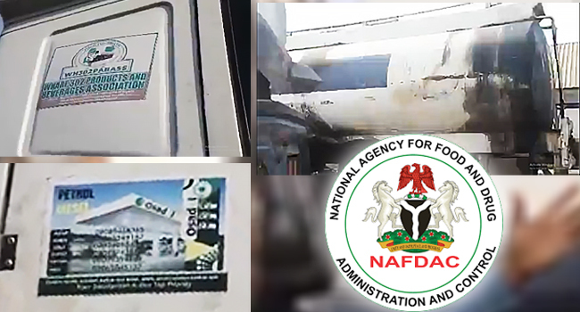 NAFDAC Seizes 3 Petrol Tankers For Transporting Vegetable Oil