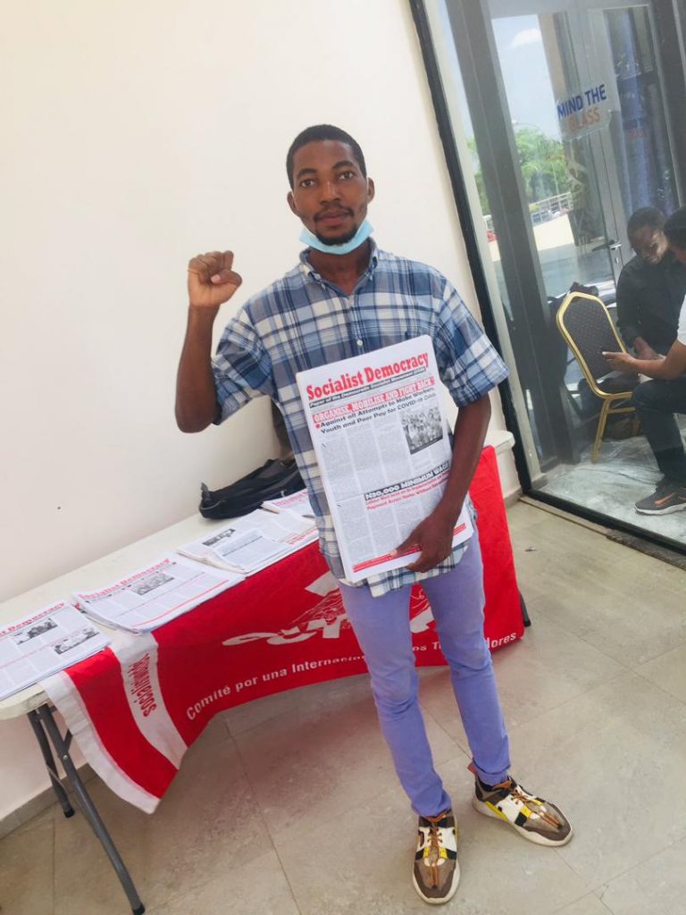 JUST IN: DSS arrests #EndBadGovernanceInNigeria protest leader in Abuja