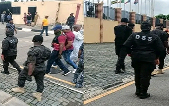 Tension in Lagos state House of Assembly as lawmakers clash with DSS officials