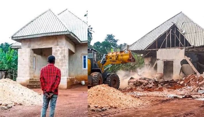 Kidnapper laments as Govt demolishes his house