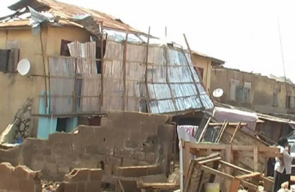 Newlyweds, others left homeless as windstorm destroys over 300 houses